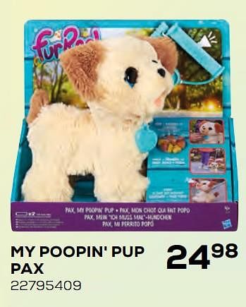 Aanbiedingen My poopin` pup pax - Hasbro - Geldig van 17/10/2019 tot 12/12/2019 bij Supra Bazar