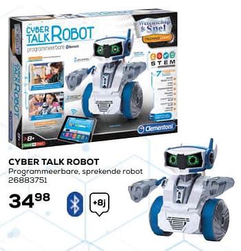 Aanbiedingen Cyber talk robot - Clementoni - Geldig van 17/10/2019 tot 12/12/2019 bij Supra Bazar