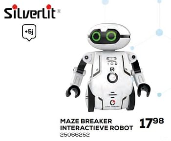 Aanbiedingen Maze breaker interactieve robot - Silverlit - Geldig van 17/10/2019 tot 12/12/2019 bij Supra Bazar