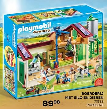 Aanbiedingen Boerderij met silo en dieren 70132 - Playmobil - Geldig van 17/10/2019 tot 12/12/2019 bij Supra Bazar