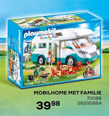 Aanbiedingen Mobilhome met familie 70088 - Playmobil - Geldig van 17/10/2019 tot 12/12/2019 bij Supra Bazar