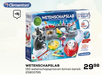 Aanbiedingen Wetenschapslab - Clementoni - Geldig van 17/10/2019 tot 12/12/2019 bij Supra Bazar