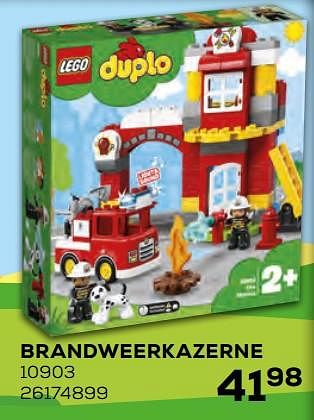 Aanbiedingen Brandweerkazerne 10903 - Lego - Geldig van 17/10/2019 tot 12/12/2019 bij Supra Bazar