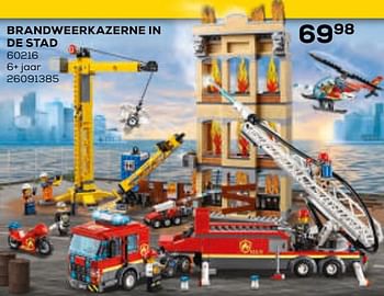 Aanbiedingen Brandweerkazerne in de stad 60216 - Lego - Geldig van 17/10/2019 tot 12/12/2019 bij Supra Bazar