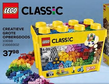 Aanbiedingen Creatieve grote opbergdoos 10698 - Lego - Geldig van 17/10/2019 tot 12/12/2019 bij Supra Bazar