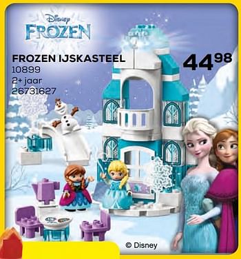 Aanbiedingen Frozen ijskasteel 10899 - Disney  Frozen - Geldig van 17/10/2019 tot 12/12/2019 bij Supra Bazar