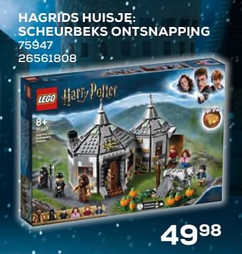 Aanbiedingen Hagrids huisje: scheurbeks ontsnapping 75947 - Lego - Geldig van 17/10/2019 tot 12/12/2019 bij Supra Bazar