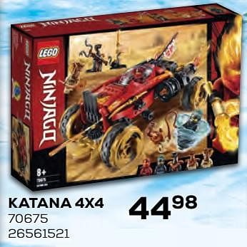 Aanbiedingen Katana 4x4 70675 - Lego - Geldig van 17/10/2019 tot 12/12/2019 bij Supra Bazar