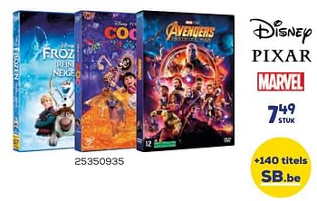 Aanbiedingen Kinderfilm - Disney - Geldig van 17/10/2019 tot 12/12/2019 bij Supra Bazar