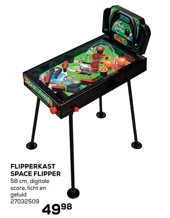 Aanbiedingen Flipperkast space flipper - Huismerk - Supra Bazar - Geldig van 17/10/2019 tot 12/12/2019 bij Supra Bazar