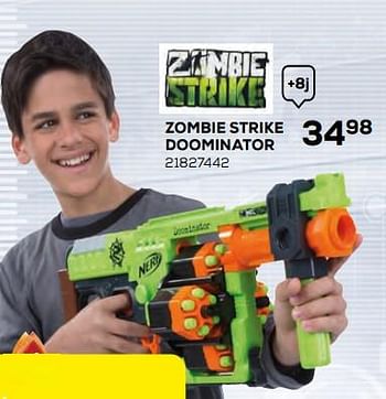 Aanbiedingen Zombie strike doominator - Nerf - Geldig van 17/10/2019 tot 12/12/2019 bij Supra Bazar