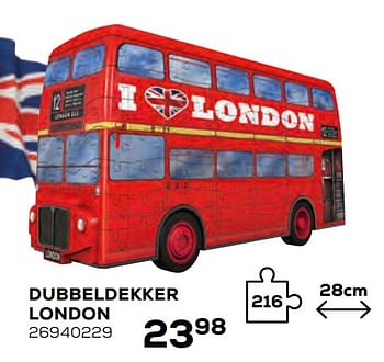 Aanbiedingen Dubbeldekker london - Ravensburger - Geldig van 17/10/2019 tot 12/12/2019 bij Supra Bazar