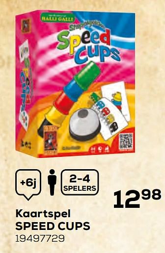 Aanbiedingen Kaartspel speed cups - 999games - Geldig van 17/10/2019 tot 12/12/2019 bij Supra Bazar