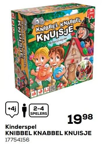 Aanbiedingen Kinderspel knibbel knabbel knuisje - Jumbo - Geldig van 17/10/2019 tot 12/12/2019 bij Supra Bazar