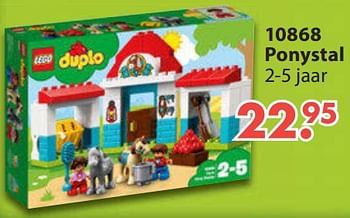 Aanbiedingen 10868 ponystal - Lego - Geldig van 28/10/2019 tot 06/12/2019 bij Europoint