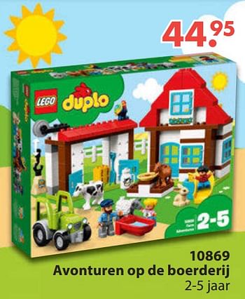 Aanbiedingen 10869 avonturen op de boerderij - Lego - Geldig van 28/10/2019 tot 06/12/2019 bij Europoint