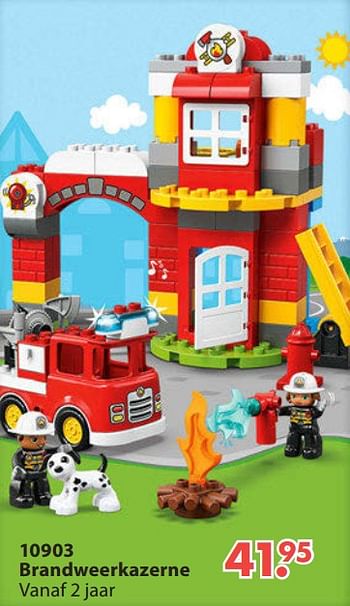Aanbiedingen 10903 brandweerkazerne - Lego - Geldig van 28/10/2019 tot 06/12/2019 bij Europoint
