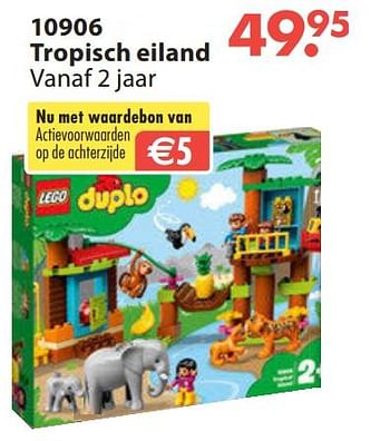 Aanbiedingen 10906 tropisch eiland - Lego - Geldig van 28/10/2019 tot 06/12/2019 bij Europoint