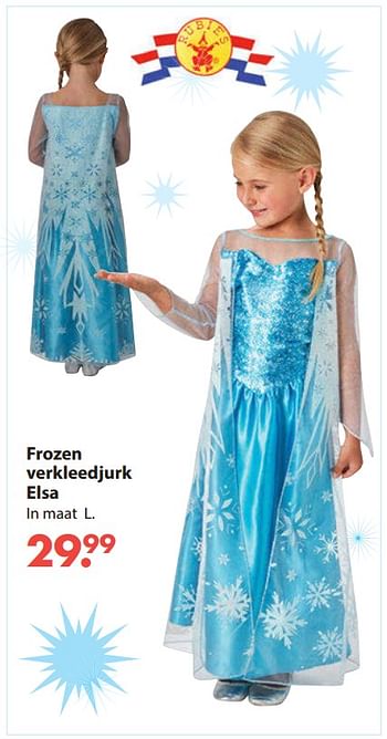 Aanbiedingen Frozen verkleedjurk elsa - Hasbro - Geldig van 28/10/2019 tot 06/12/2019 bij Europoint