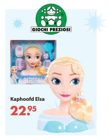 Aanbiedingen Kaphoofd elsa - Hasbro - Geldig van 28/10/2019 tot 06/12/2019 bij Europoint