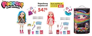 Aanbiedingen Regenboog surprise set - Poopsie - Geldig van 28/10/2019 tot 06/12/2019 bij Europoint