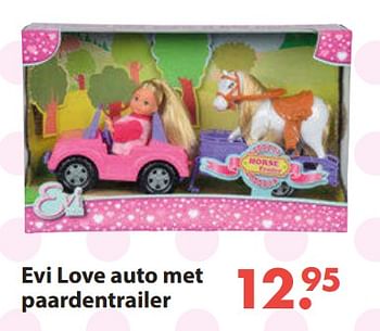 Aanbiedingen Evi love auto met paardentrailer - Evi love - Geldig van 28/10/2019 tot 06/12/2019 bij Europoint