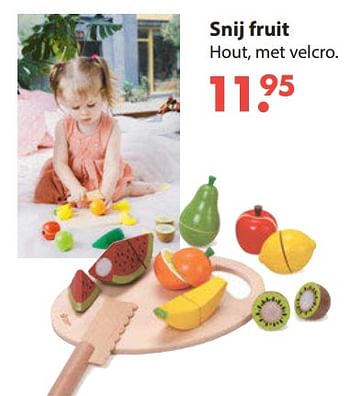 Aanbiedingen Snij fruit hout, met velcro - Huismerk - Europoint - Geldig van 28/10/2019 tot 06/12/2019 bij Europoint