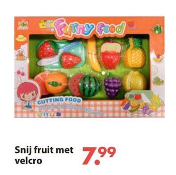 Aanbiedingen Snij fruit met velcro - Huismerk - Europoint - Geldig van 28/10/2019 tot 06/12/2019 bij Europoint