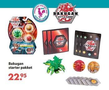 Aanbiedingen Bakugan starter pakket - Bakugan - Geldig van 28/10/2019 tot 06/12/2019 bij Europoint