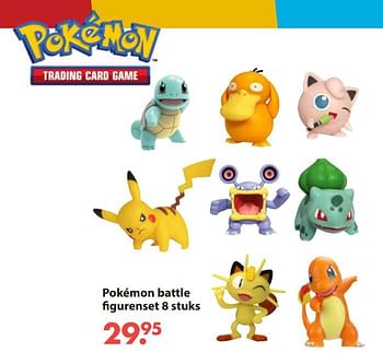 Aanbiedingen Pokémon battle figurenset - Pokemon - Geldig van 28/10/2019 tot 06/12/2019 bij Europoint