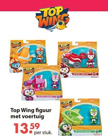 Aanbiedingen Top wing figuur met voertuig - Playskool - Geldig van 28/10/2019 tot 06/12/2019 bij Europoint