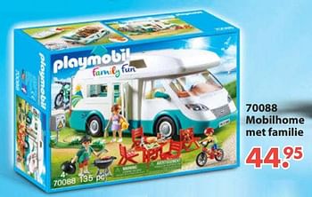 Aanbiedingen 70088 mobilhome met familie - Playmobil - Geldig van 28/10/2019 tot 06/12/2019 bij Europoint