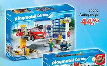 Aanbiedingen 70202 autogarage - Playmobil - Geldig van 28/10/2019 tot 06/12/2019 bij Europoint