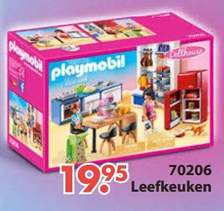 Aanbiedingen 70206 leefkeuken - Playmobil - Geldig van 28/10/2019 tot 06/12/2019 bij Europoint