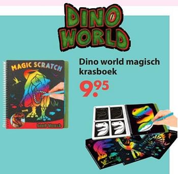 Aanbiedingen Dino world magisch krasboek - Dino World - Geldig van 28/10/2019 tot 06/12/2019 bij Europoint
