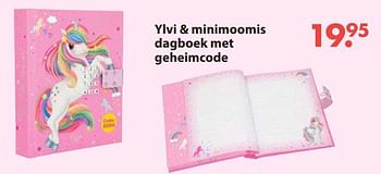 Aanbiedingen Ylvi + minimoomis dagboek met geheimcode - Ylvi en de Minimoomis - Geldig van 28/10/2019 tot 06/12/2019 bij Europoint