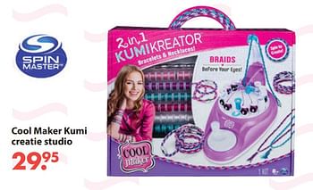 Aanbiedingen Cool maker kumi creatie studio - Spin Master - Geldig van 28/10/2019 tot 06/12/2019 bij Europoint