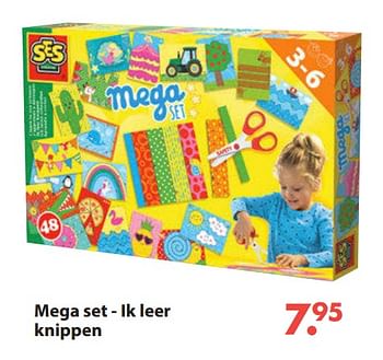 Aanbiedingen Mega set - ik leer knippen - SES - Geldig van 28/10/2019 tot 06/12/2019 bij Europoint