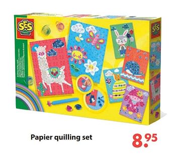 Aanbiedingen Papier quilling set - SES - Geldig van 28/10/2019 tot 06/12/2019 bij Europoint