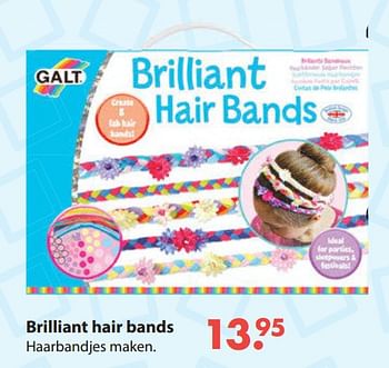 Aanbiedingen Brilliant hair bands - Galt - Geldig van 28/10/2019 tot 06/12/2019 bij Europoint