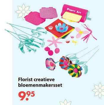 Aanbiedingen Florist creatieve bloemenmakersset - Play-Go - Geldig van 28/10/2019 tot 06/12/2019 bij Europoint