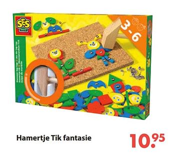 Aanbiedingen Hamertje tik fantasie - SES - Geldig van 28/10/2019 tot 06/12/2019 bij Europoint