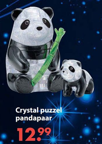 Aanbiedingen Crystal puzzel pandapaar - Ravensburger - Geldig van 28/10/2019 tot 06/12/2019 bij Europoint