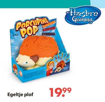 Aanbiedingen Egeltje plof - Hasbro - Geldig van 28/10/2019 tot 06/12/2019 bij Europoint