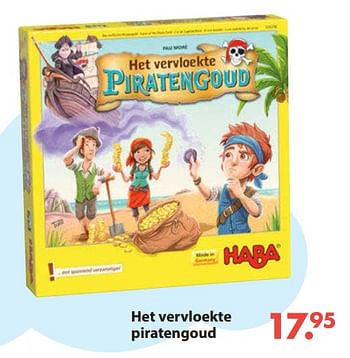 Aanbiedingen Het vervloekte piratengoud - Haba - Geldig van 28/10/2019 tot 06/12/2019 bij Europoint