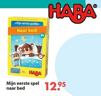 Aanbiedingen Mijn eerste spel naar bed - Haba - Geldig van 28/10/2019 tot 06/12/2019 bij Europoint