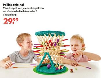 Aanbiedingen Pallina original - Hape - Geldig van 28/10/2019 tot 06/12/2019 bij Europoint