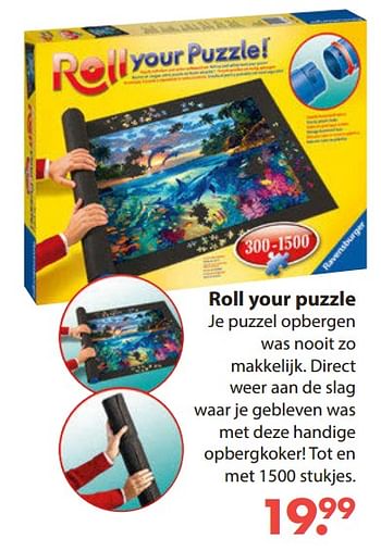 Aanbiedingen Roll your puzzle - Ravensburger - Geldig van 28/10/2019 tot 06/12/2019 bij Europoint