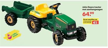 Aanbiedingen John deere tractor met aanhangwagen - John Deere - Geldig van 28/10/2019 tot 06/12/2019 bij Europoint