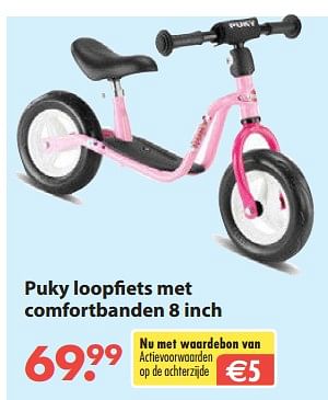 Aanbiedingen Puky loopfiets met comfortbanden 8 inch - Puky - Geldig van 28/10/2019 tot 06/12/2019 bij Europoint